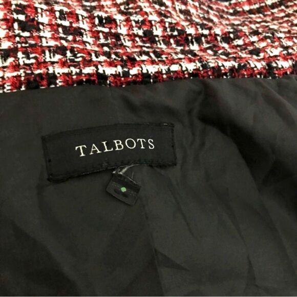 Talbots Reddish Tweed Jacket Size XL - Picture 8 of 8